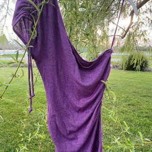 NWT Michael Stars Purple One Shoulder